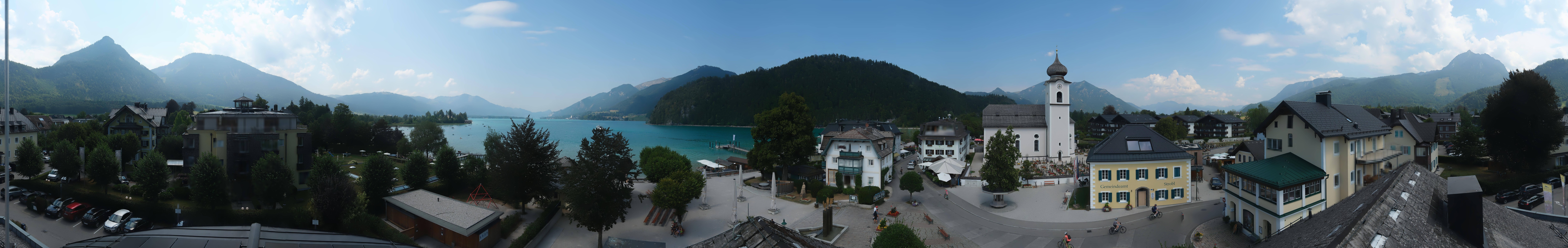 Archiv Foto Webcam Panoramasicht über Strobl