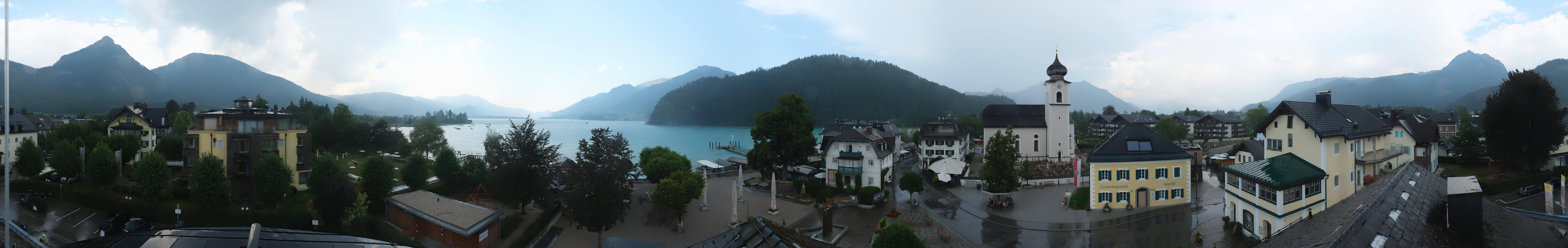 Archiv Foto Webcam Panoramasicht über Strobl