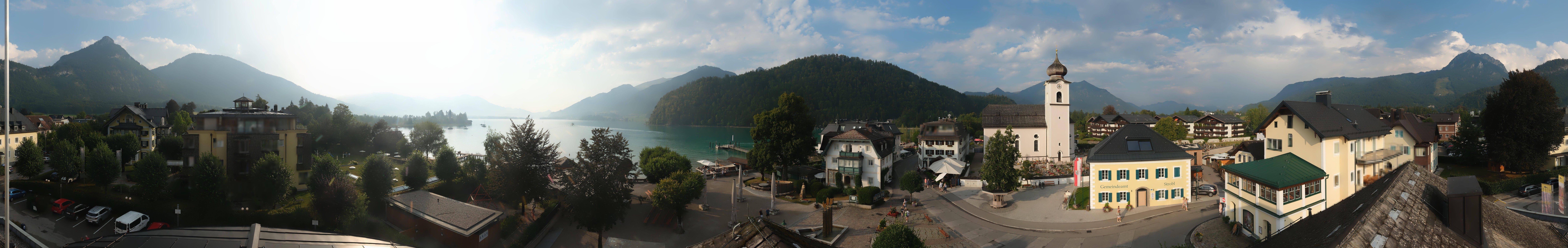 Archiv Foto Webcam Panoramasicht über Strobl