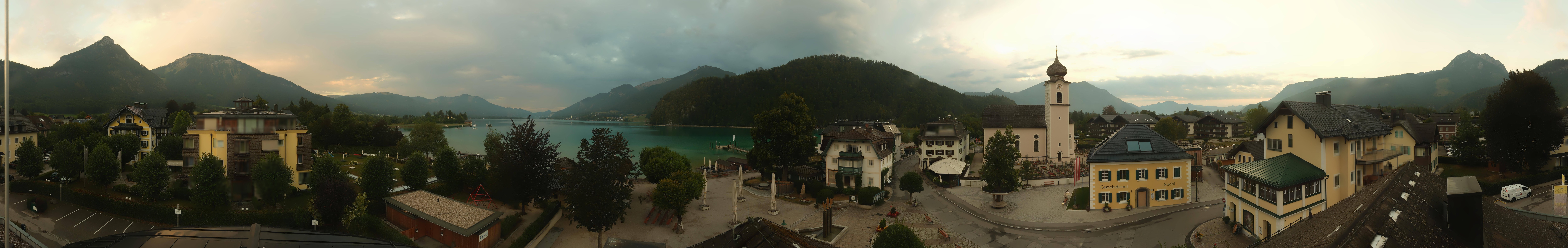 Archiv Foto Webcam Panoramasicht über Strobl