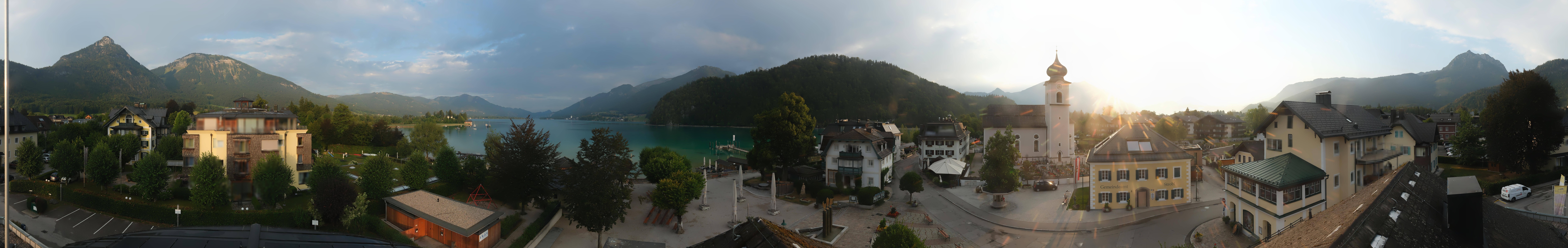 Archiv Foto Webcam Panoramasicht über Strobl