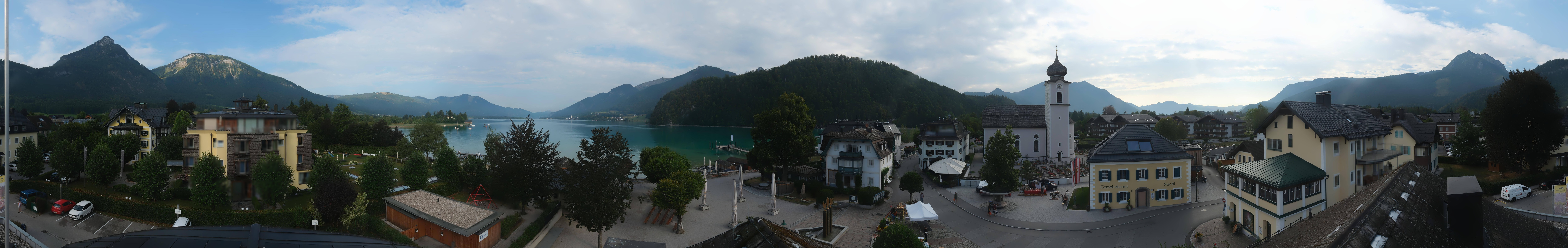 Archiv Foto Webcam Panoramasicht über Strobl