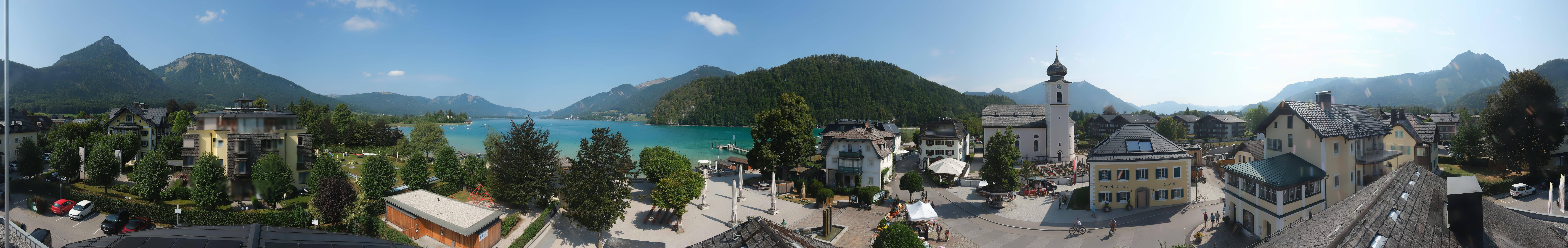 Archiv Foto Webcam Panoramasicht über Strobl