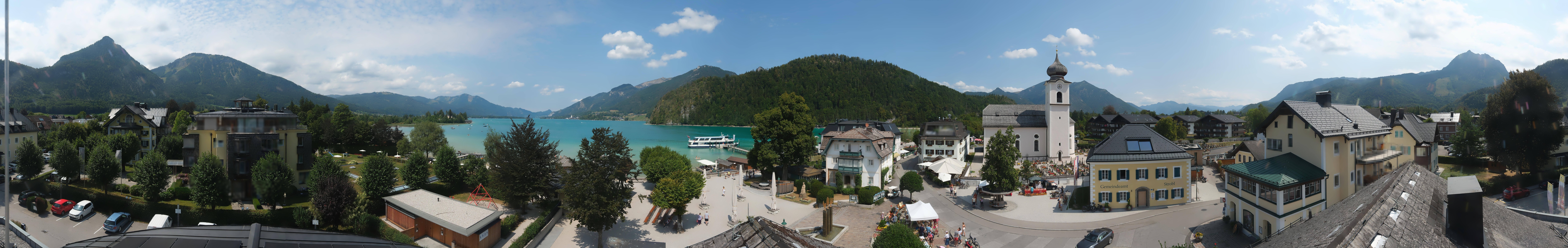 Archiv Foto Webcam Panoramasicht über Strobl