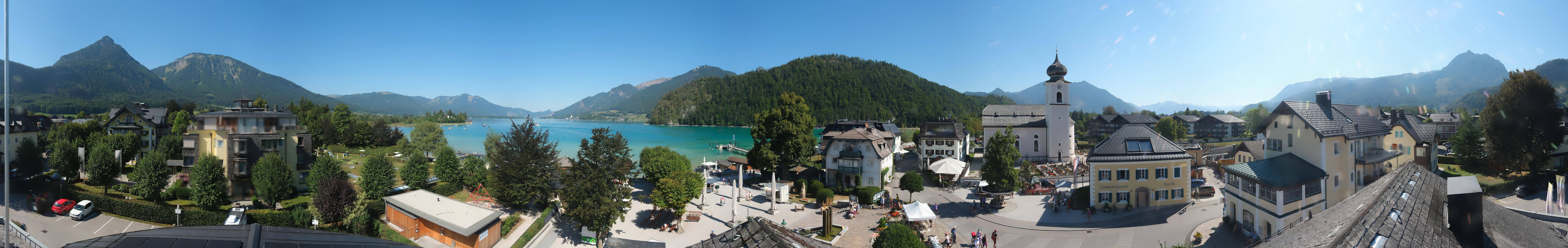 Archiv Foto Webcam Panoramasicht über Strobl