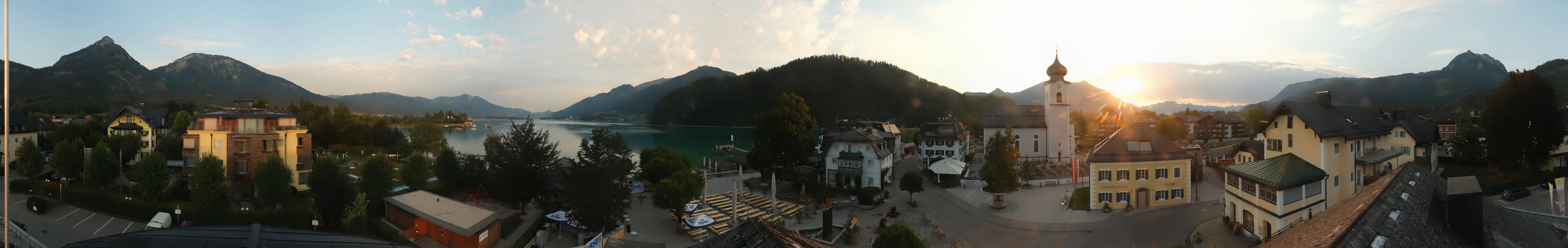 Archiv Foto Webcam Panoramasicht über Strobl