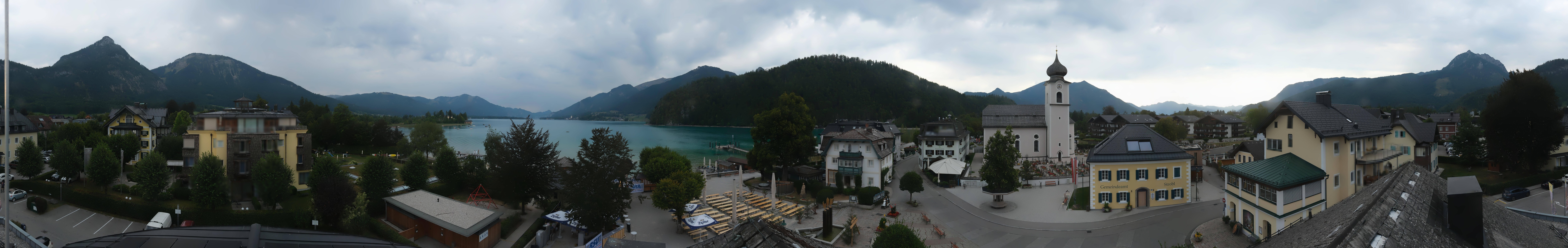 Archiv Foto Webcam Panoramasicht über Strobl