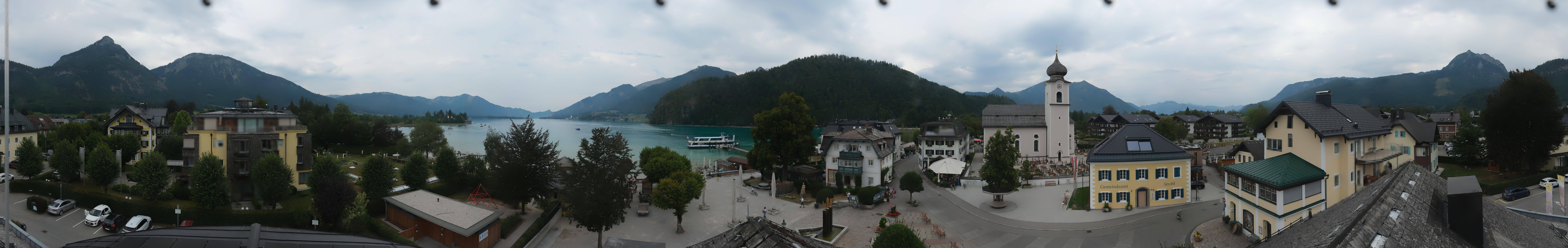 Archiv Foto Webcam Panoramasicht über Strobl