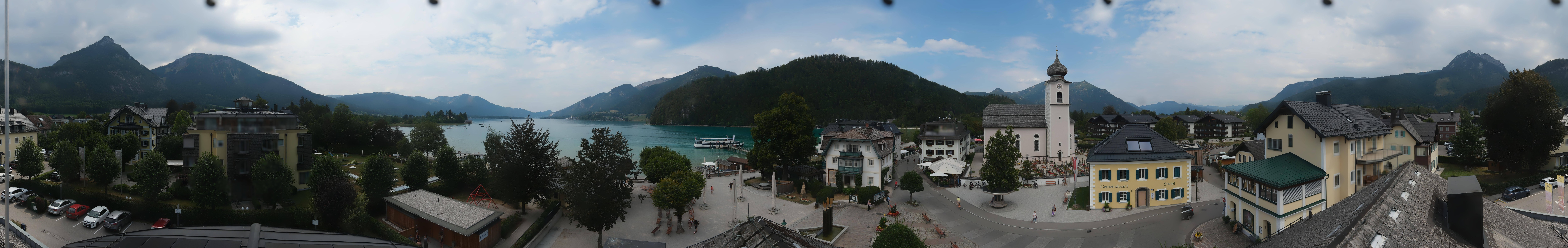 Archiv Foto Webcam Panoramasicht über Strobl