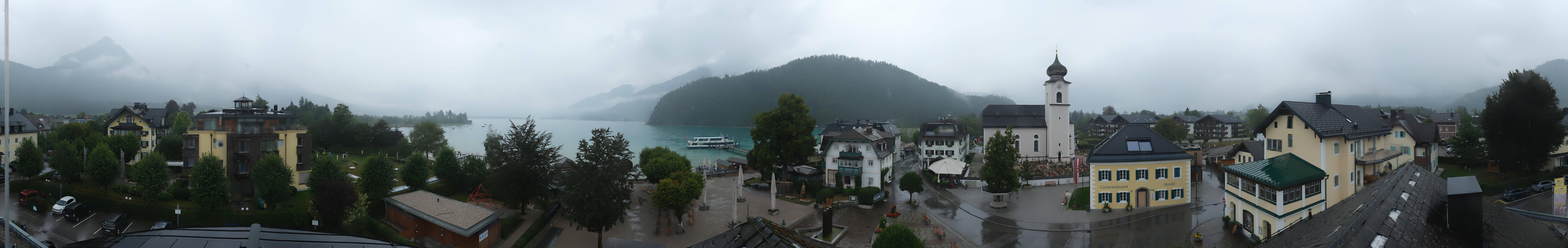 Archiv Foto Webcam Panoramasicht über Strobl
