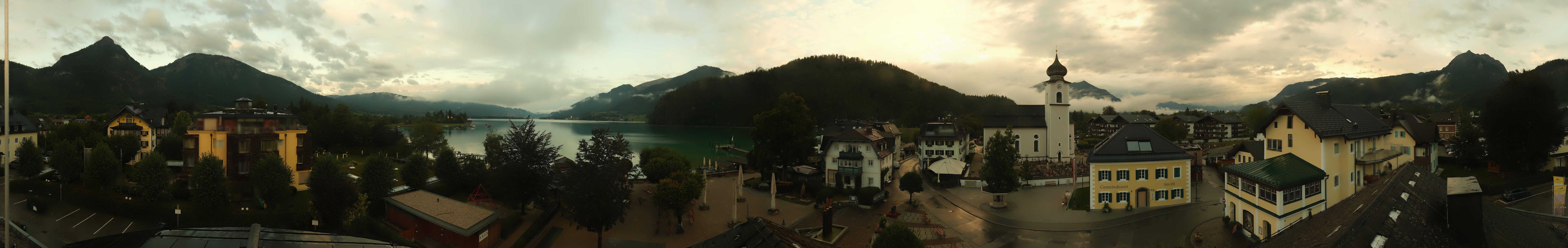 Archiv Foto Webcam Panoramasicht über Strobl
