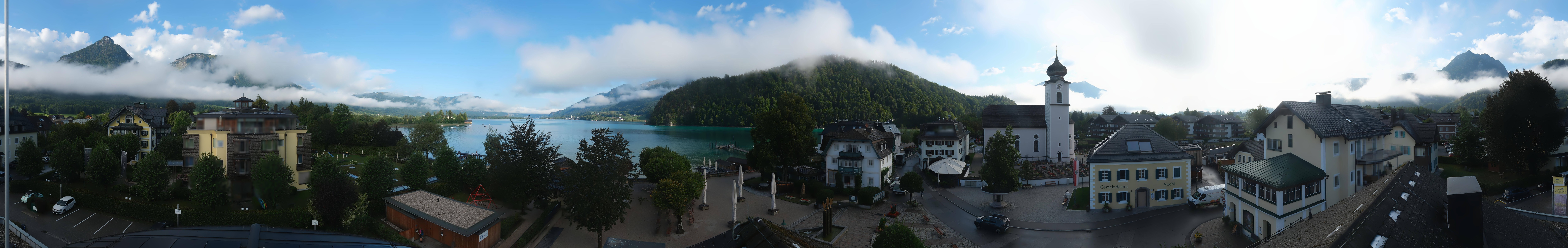Archiv Foto Webcam Panoramasicht über Strobl