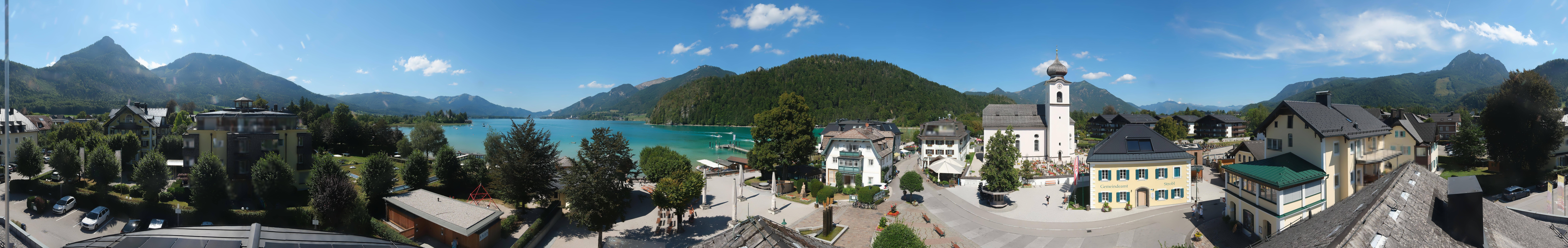 Archiv Foto Webcam Panoramasicht über Strobl