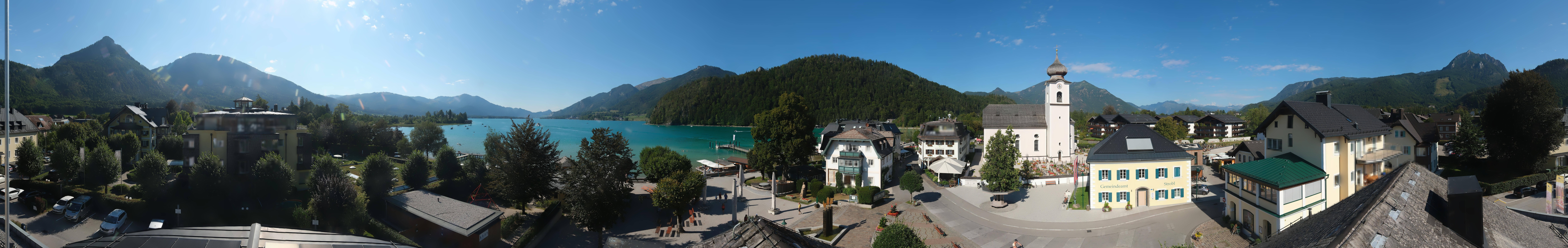 Archiv Foto Webcam Panoramasicht über Strobl