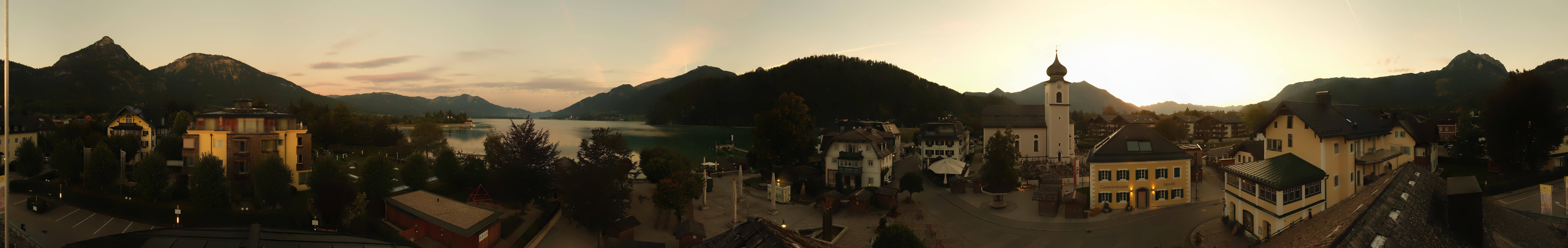Archiv Foto Webcam Panoramasicht über Strobl