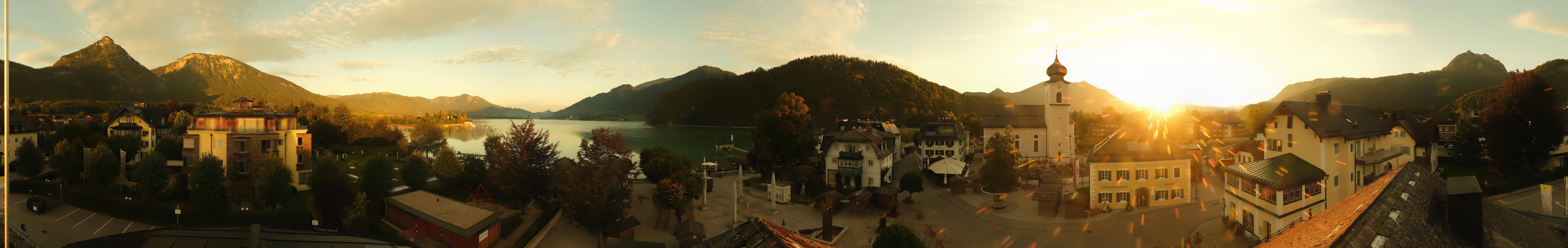 Archiv Foto Webcam Panoramasicht über Strobl