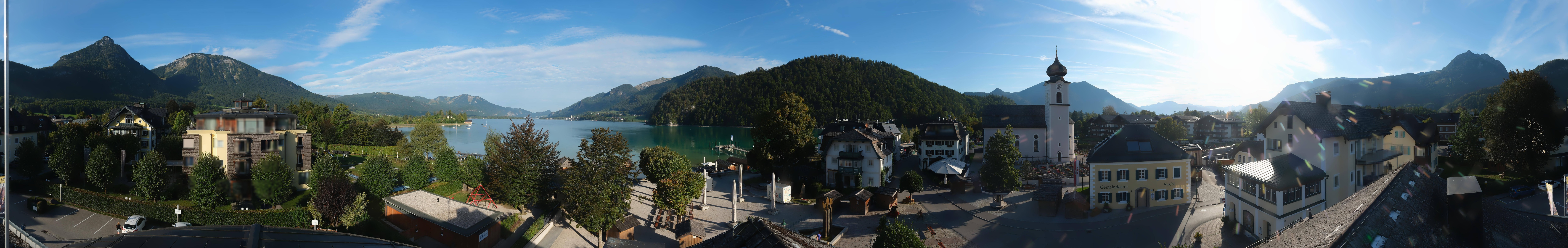 Archiv Foto Webcam Panoramasicht über Strobl