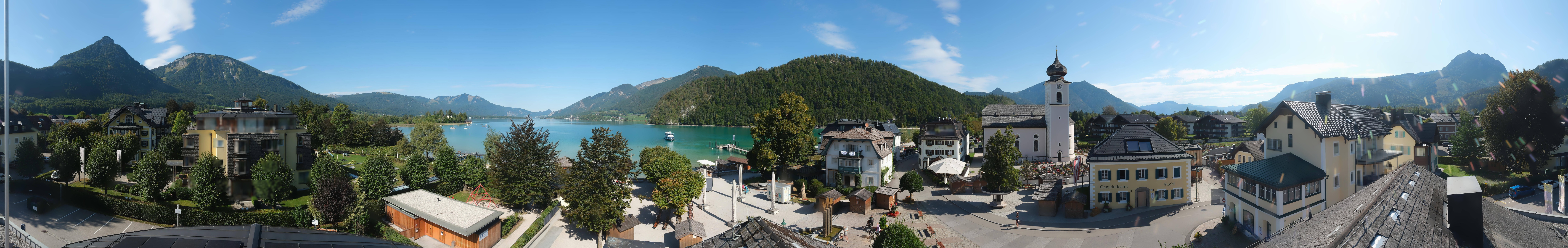 Archiv Foto Webcam Panoramasicht über Strobl