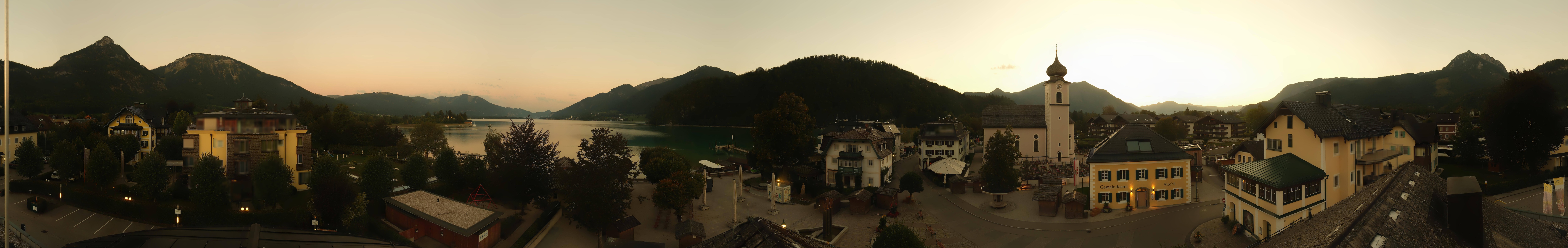 Archiv Foto Webcam Panoramasicht über Strobl