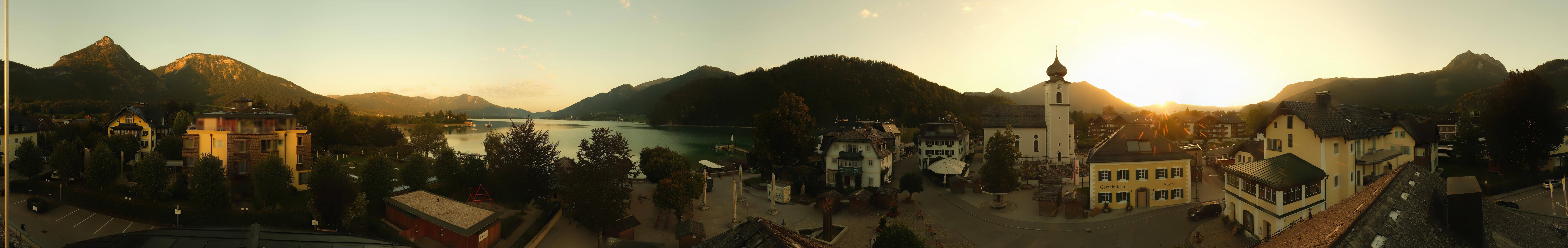 Archiv Foto Webcam Panoramasicht über Strobl