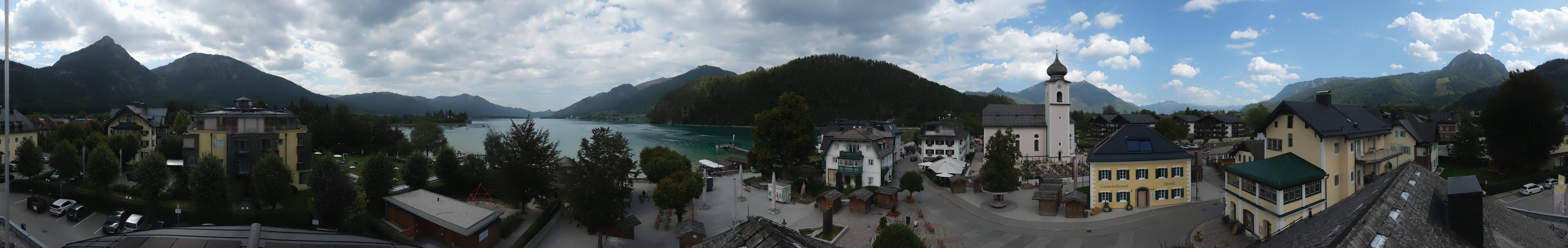 Archiv Foto Webcam Panoramasicht über Strobl