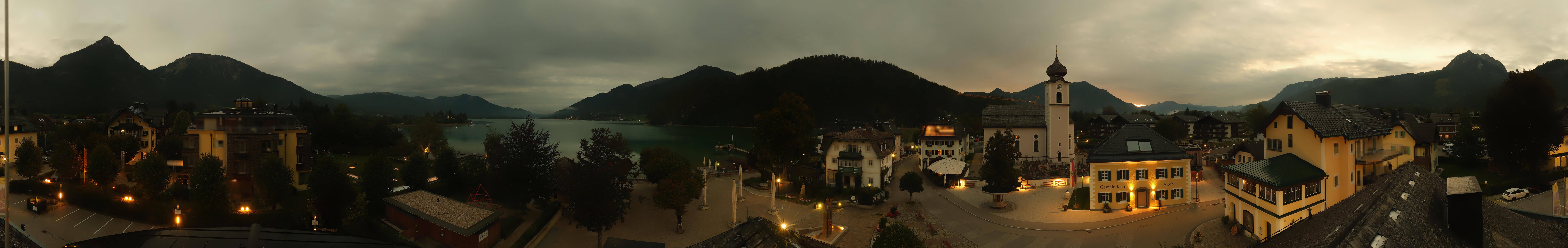 Archiv Foto Webcam Panoramasicht über Strobl