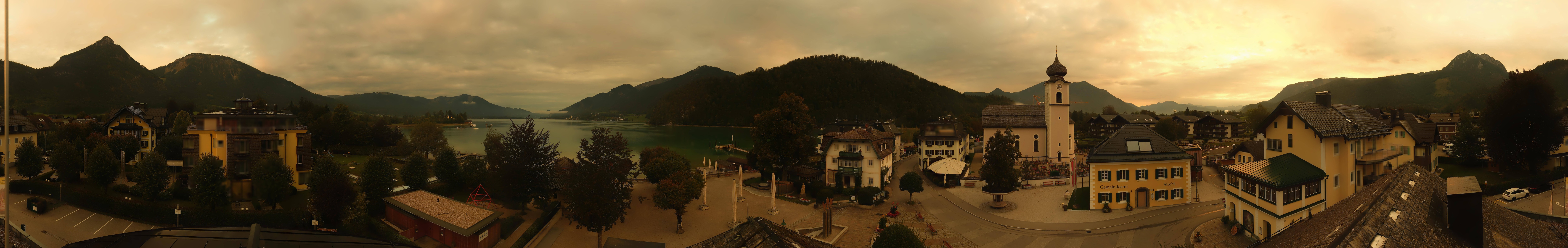 Archiv Foto Webcam Panoramasicht über Strobl