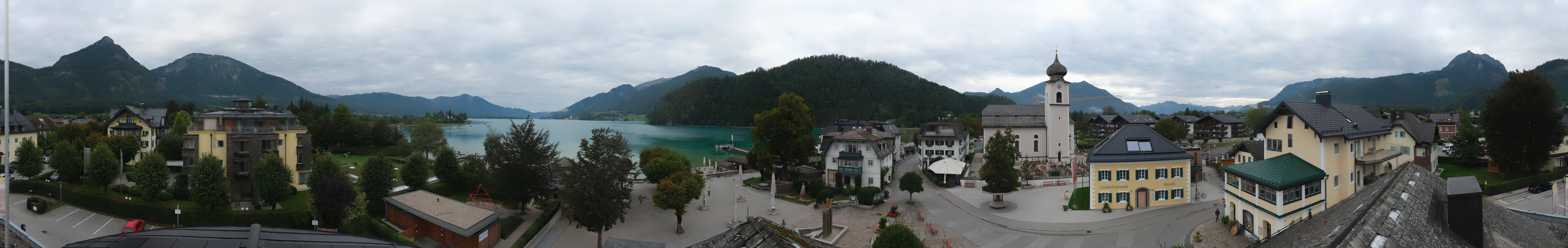 Archiv Foto Webcam Panoramasicht über Strobl