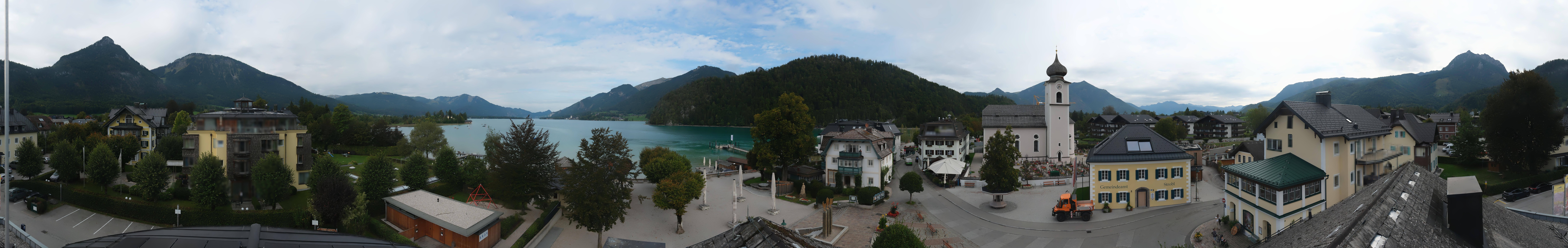 Archiv Foto Webcam Panoramasicht über Strobl