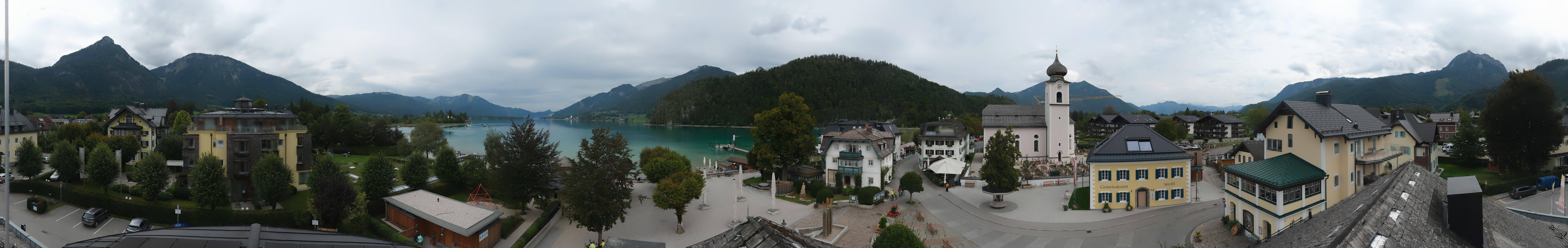 Archiv Foto Webcam Panoramasicht über Strobl
