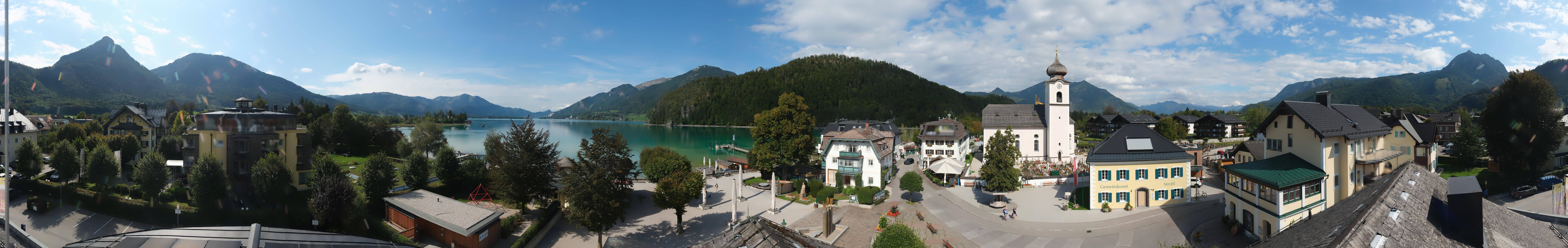 Archiv Foto Webcam Panoramasicht über Strobl