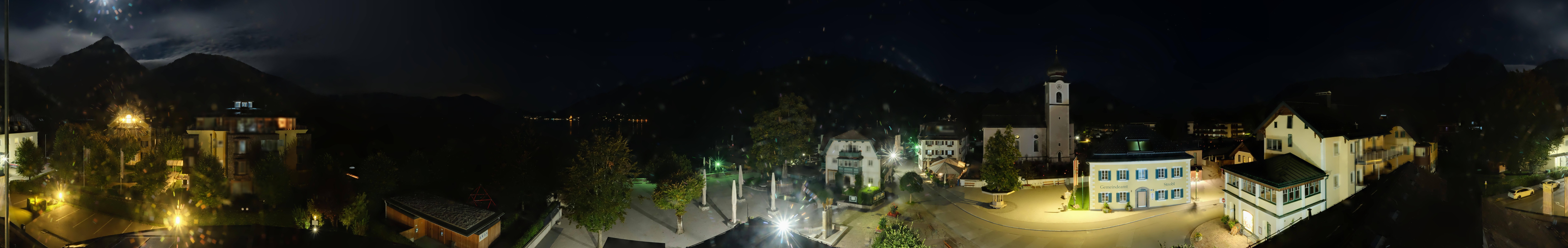 Archiv Foto Webcam Panoramasicht über Strobl
