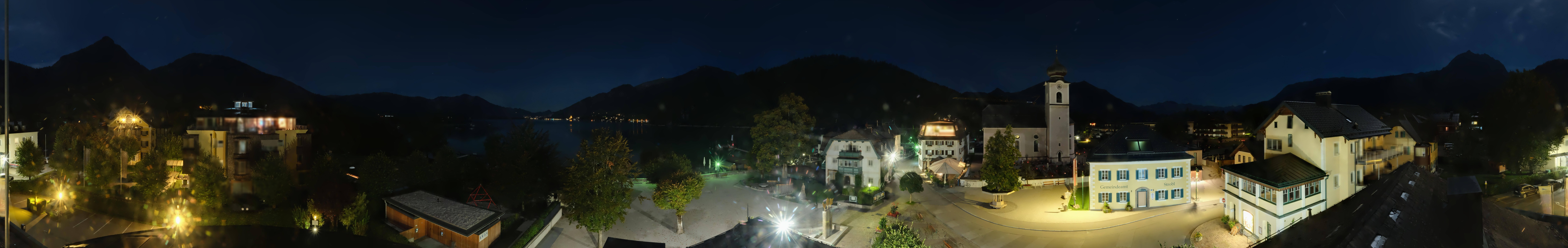 Archiv Foto Webcam Panoramasicht über Strobl