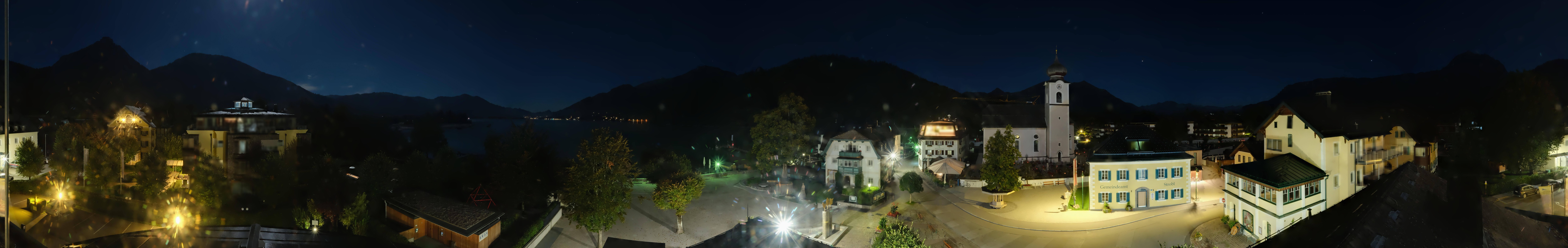 Archiv Foto Webcam Panoramasicht über Strobl