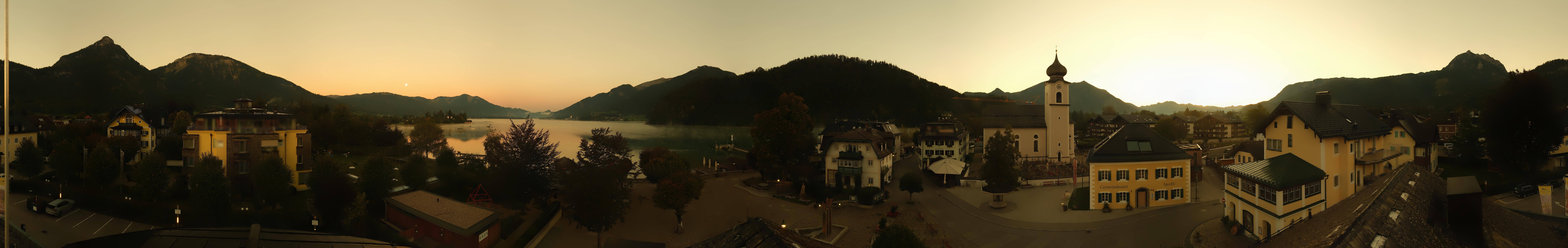 Archiv Foto Webcam Panoramasicht über Strobl