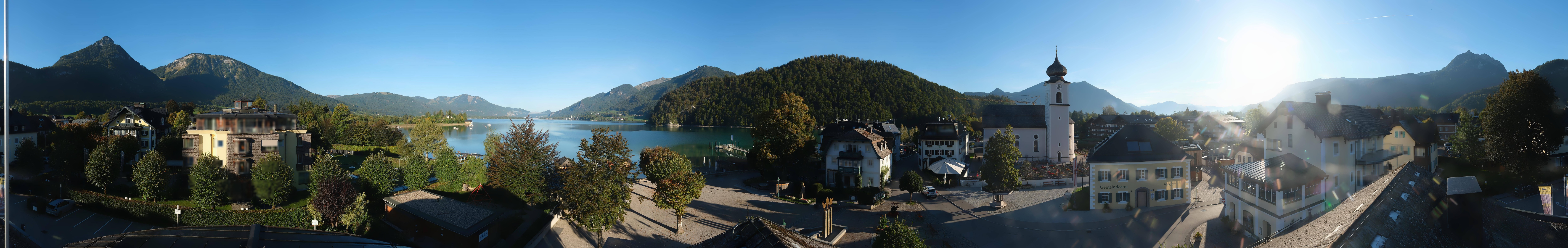 Archiv Foto Webcam Panoramasicht über Strobl
