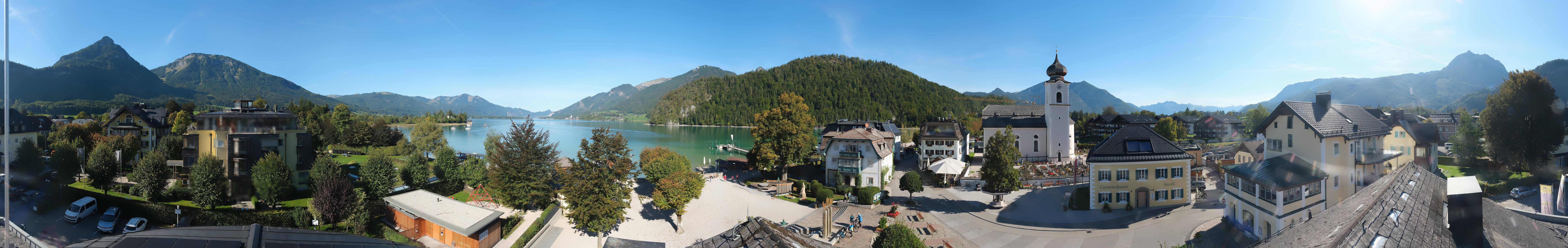 Archiv Foto Webcam Panoramasicht über Strobl