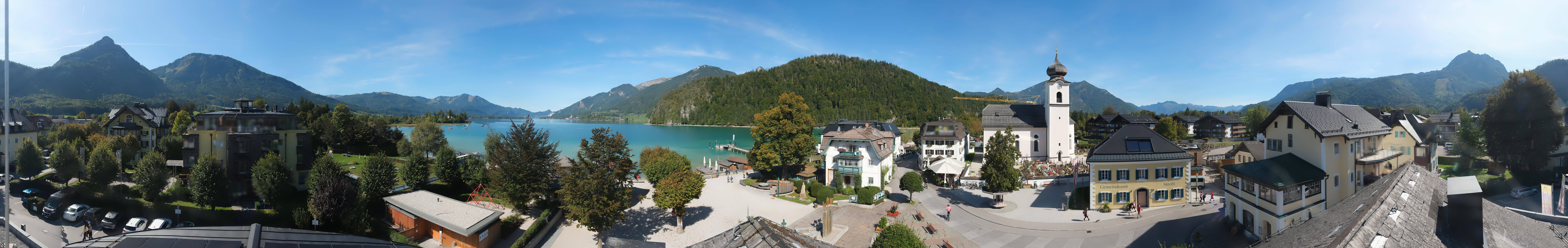 Archiv Foto Webcam Panoramasicht über Strobl
