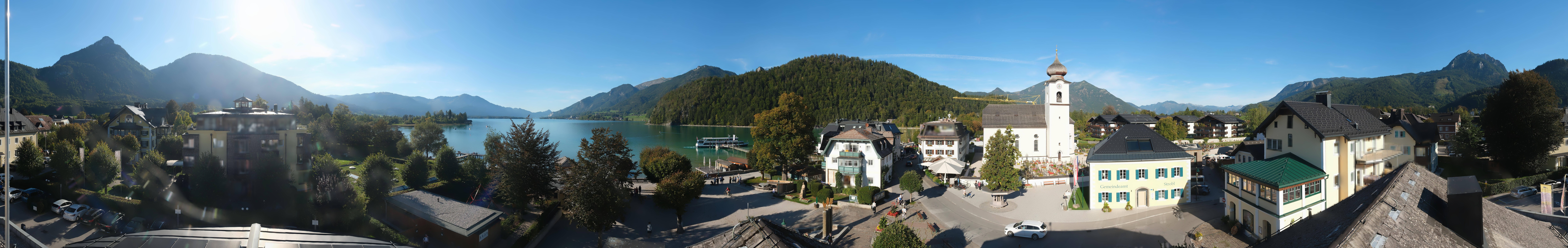 Archiv Foto Webcam Panoramasicht über Strobl