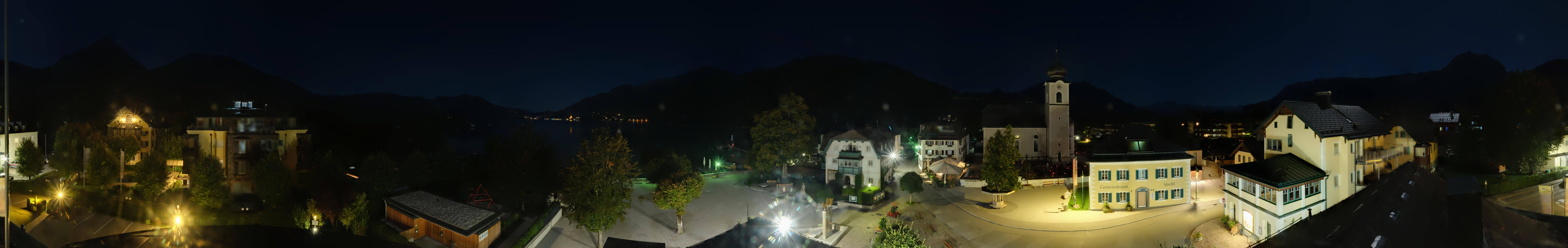 Archiv Foto Webcam Panoramasicht über Strobl