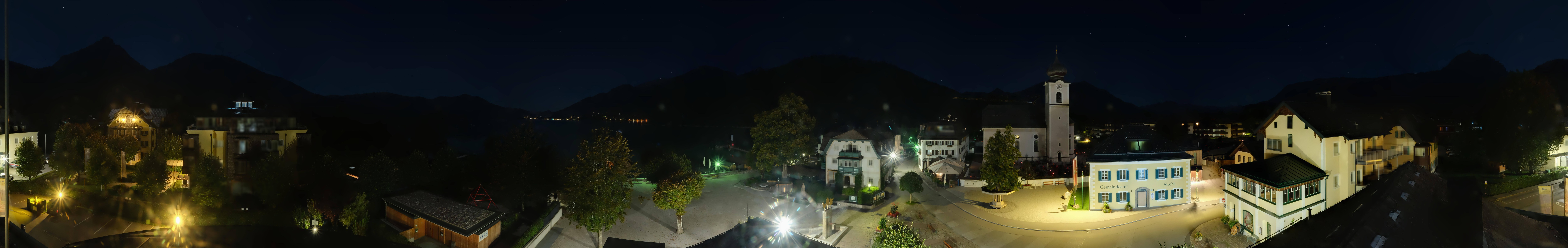 Archiv Foto Webcam Panoramasicht über Strobl