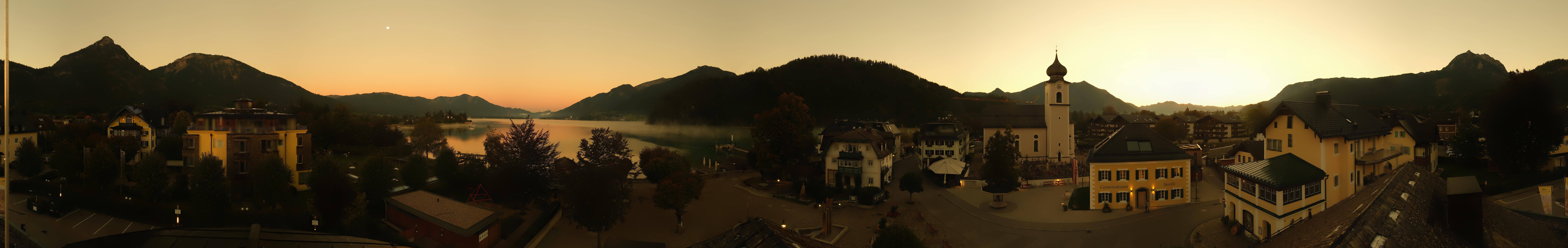 Archiv Foto Webcam Panoramasicht über Strobl