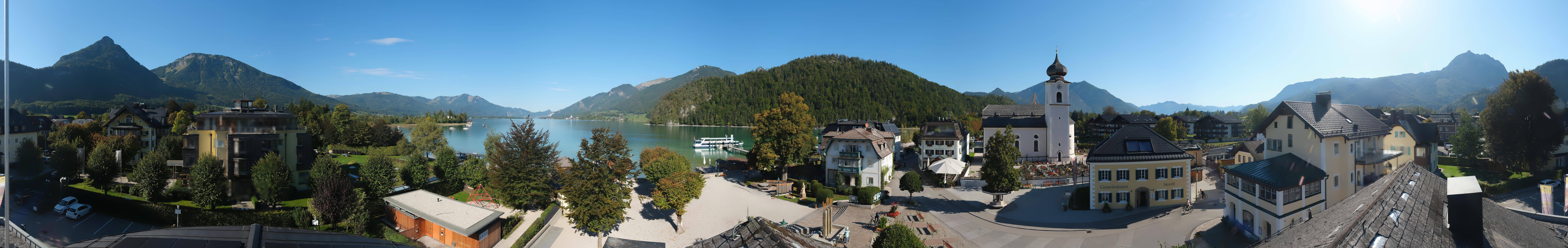 Archiv Foto Webcam Panoramasicht über Strobl