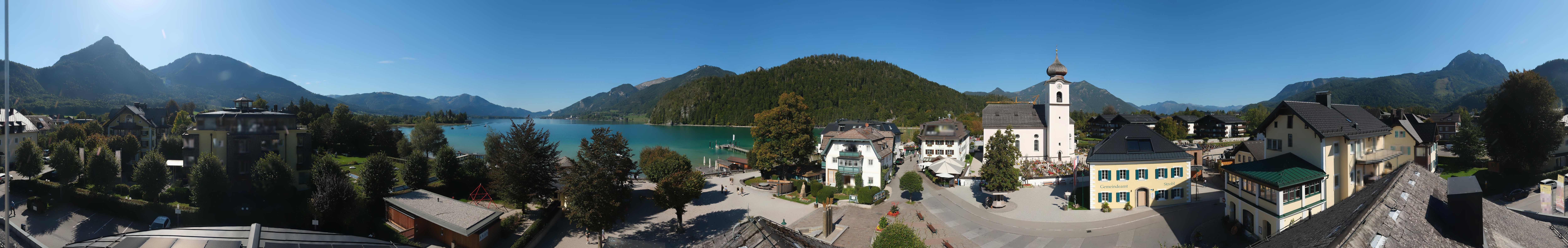 Archiv Foto Webcam Panoramasicht über Strobl