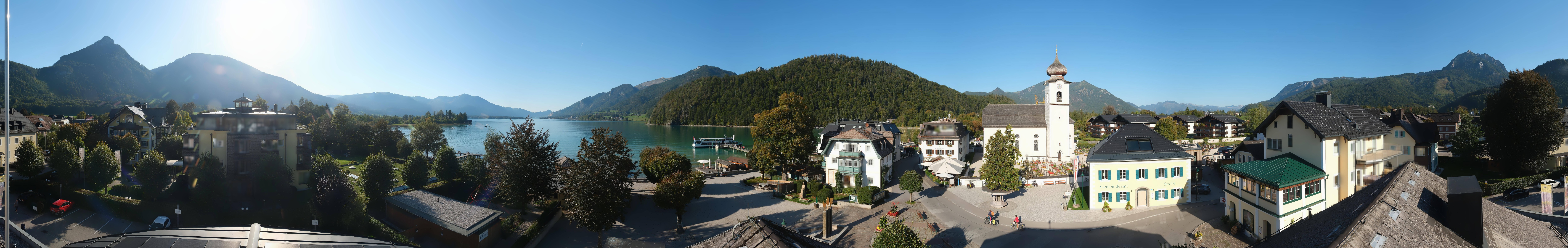 Archiv Foto Webcam Panoramasicht über Strobl