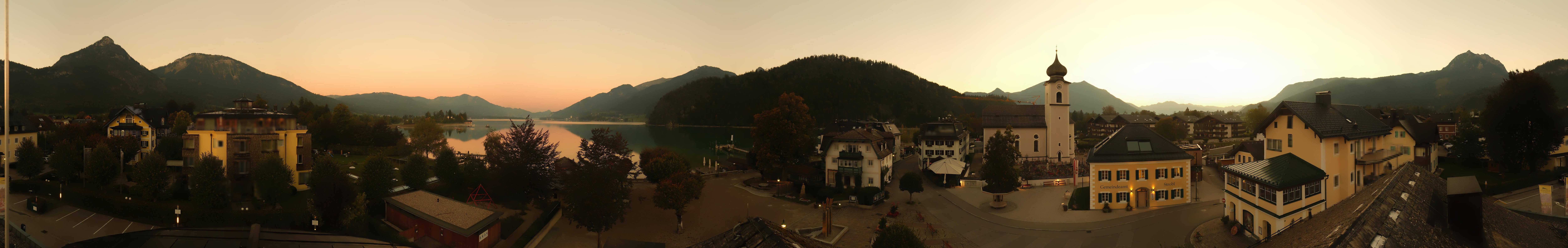 Archiv Foto Webcam Panoramasicht über Strobl