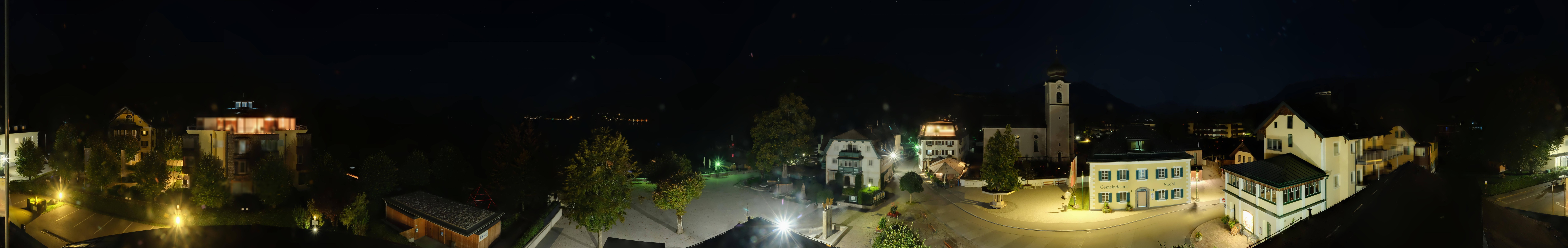 Archiv Foto Webcam Panoramasicht über Strobl