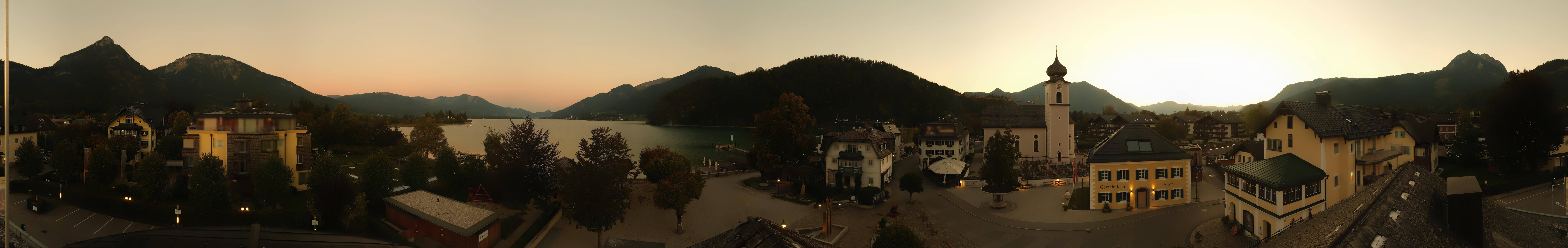 Archiv Foto Webcam Panoramasicht über Strobl