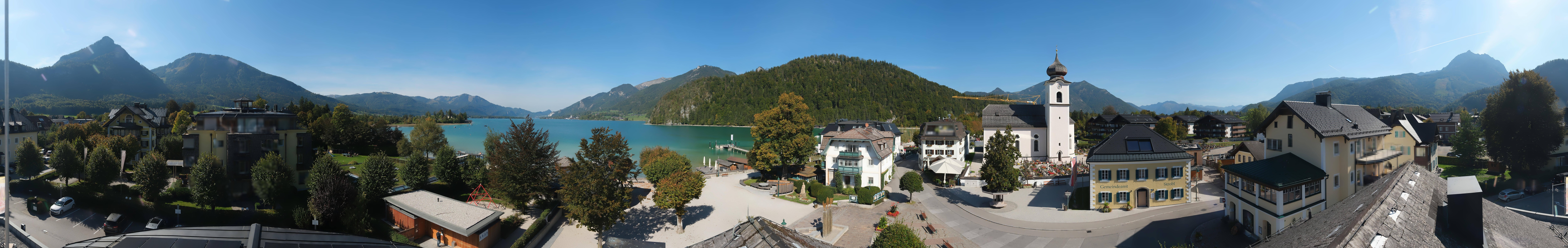 Archiv Foto Webcam Panoramasicht über Strobl