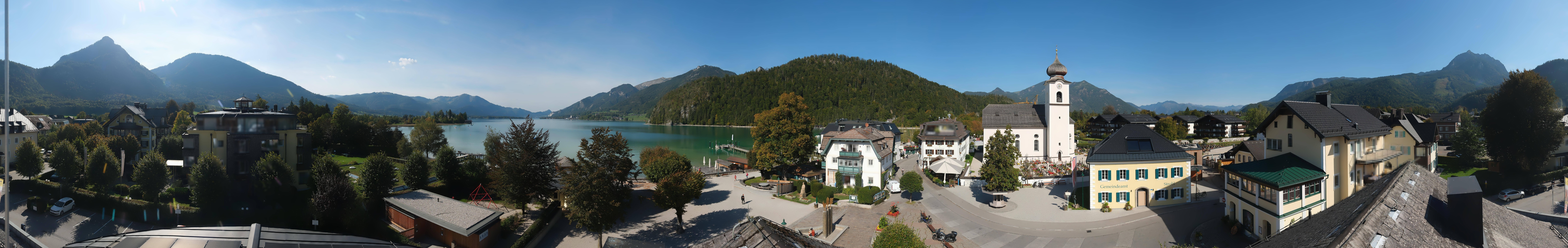 Archiv Foto Webcam Panoramasicht über Strobl